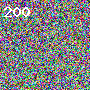 Random noise, image 200 of 1000