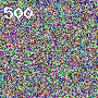 Random noise, image 500 of 1000